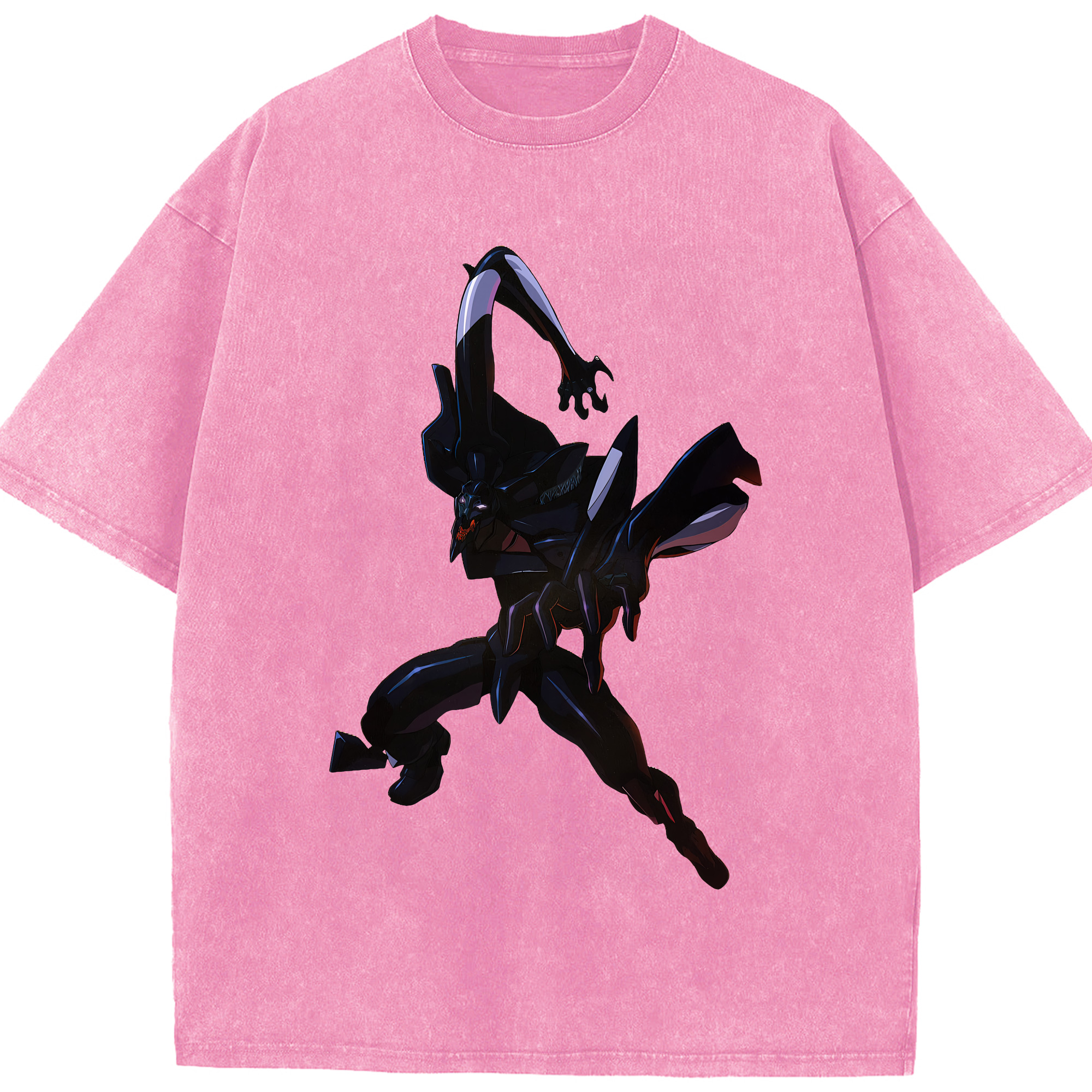 （画像用） EVA 新世紀エヴァンゲリオン 綿100% ヴィンテージ風 半袖Tシャツ（フロントプリント）
